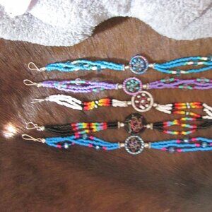 GENUINE NAVAJO MADE BEADED  DREAMCATCHER BRACELETS